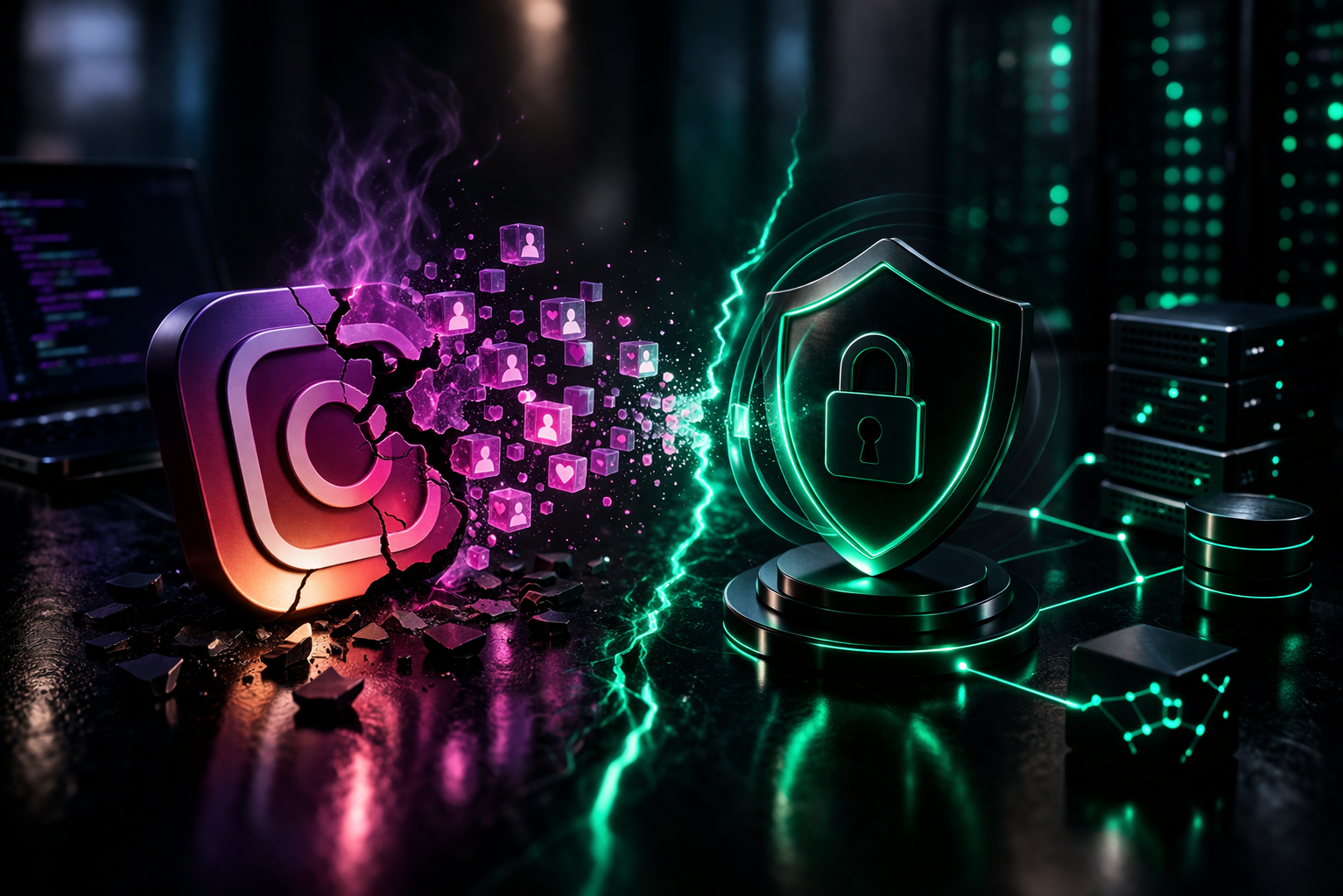 Instagram API Breach visualization